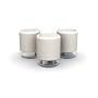 Joseph Joseph View Small Kitchen Storage Jars (White) Set of 3