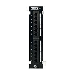 Tripp Lite N250-012 Cat6 Wall Mount Feedthrough Patch Panel -12 Port