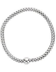 Woven Stretch Bracelet Sterling Silver 650908