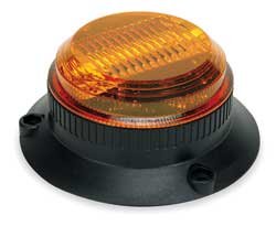 Condor 2ERT4 Strobe Light, Flat Mount, 2 1/2In. H, Amber
