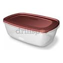 Rubbermaid 7J77 Easy Find Lid Rectangle 40-Cup Food Storage Container