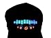 Acc4u Dj LED Flashing Sound Activated Multi Color Speaker Rave Light up Disco Hat Cap