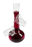Fox Run Argyle Liqueur/Port Decanter and Set of Four Sippers