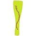 MadSportsStuff Softball Socks with Stitches Over the Calf (Neon Yellow/Red, Large)