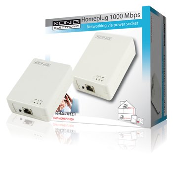 K&ouml;nig Homeplug Adapter 1000Mbit/s