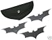 All Products : Batman 3 Knife Set- New With Pouch-Batarang