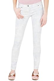 Angel Cotton Rich Skinny Fit Floral Jeans