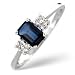 9ct Sapphire & Diamond Ring