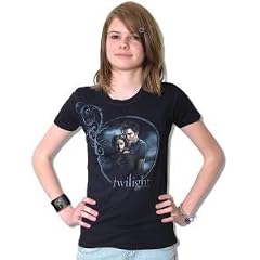 Twilight Girlie-Shirt Window, schwarz, Gr. M/36 100 % BW