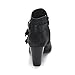 Titan Mall Forever Camila-64 Womens Fashion Chunky Heel Buckled Strap Ankle Booties