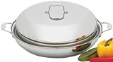  : Precise Heat™ 15'' Surgical Stainless Steel Jumbo Frying Pan with Cover