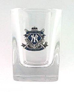 Square MLB Shot Glass - New York Yankees