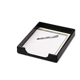 Rolodex 62523 Elegant Warm Metropolitan Look. Desk Tray, Letter/A4, Black