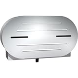 American Specialties Twin 9" Roll Toilet Paper Dispenser - Stainless Steel 0040 ASI
