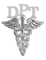 NursingPin - Doctor of Physical Therapy DPT Graduation Pin in Silver