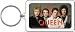 Queen Keychain featuring Legends Freddy Mercury, Brian May, John Deacon, Roger Taylor Queen Rock Band Keychain Image