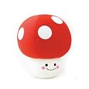 Sugar Hotel Kuschel-Kissen SMILING MUSHROOM red