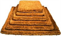 CocoMatsNMore Plain Coco Coir Doormats - Heavy Duty Outdoor Mats - 4Ft X 10Ft