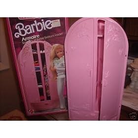1980's BARBIE LIVING PRETTY ARMOIRE FURNITURE EUROPE-NEW /RARE