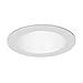 Jesco Lighting RLT-4002-WH-WH Accessory - 4" Aperture Step Baffle Trim, White Finish