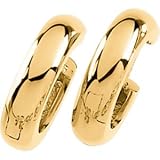 14K White Gold Hinged Earring