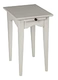 Side Table with Pull White Finish