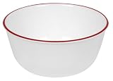 Corelle Livingware 28-Ounce Super Soup/Cereal Bowl, Red Floral