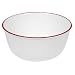 Corelle Livingware 28-Ounce Super Soup/Cereal Bowl, Red Floral