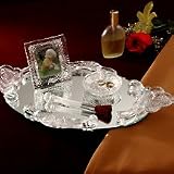 CRYSTAL VANITY SET W/TRAY
