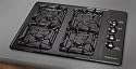 Frigidaire : FGC30S4DB 30in Sealed Burner Gas Cooktop - Black