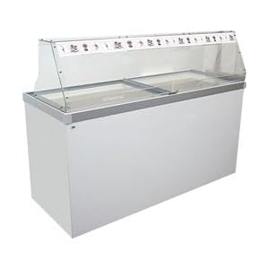Summit Visual Ice Cream Dipping Cabinet: Tub Holder Basket - 1 Set - Polycarbonate SG & Light