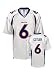 Jay Cutler Jersey: Reebok White Replica #6 Denver Broncos Jersey - XX-Large