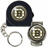 NHL Boston Bruins 6' Tape Measure, Key Chain & Money Clip Set