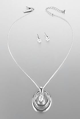 Autograph Meridian Ring Necklace & Earrings Set MADE WITH SWAROVSKI ELEMENTS