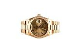 Rolex Mens Yellow Gold President Champagne Dial Fluted Bezel