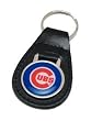 Chicago Cubs Leather Keychain