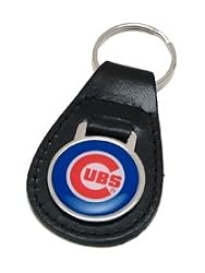 Chicago Cubs Leather Keychain