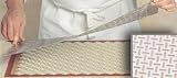 Decorating Stencil Grill, STAINLESS STEEL, Basketweave Design