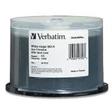 New - BD-R 25GB 6x White Hub Inkjet by Verbatim - 97339