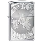 New Zippo Beer Is Yummy Lighter High Polish Chrome Finish Stylish Modern Design Practical