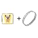 Norwich Terrier Italian Charm Bracelet