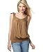 Miss Chievous Smocked Eyelet-Trim Top