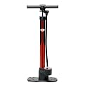 Bell Windstorm Floor Pump with Gauge - Black/ Red (19")