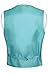 Men's Dress Vest NeckTie TURQUOISE AQUA BLUE Neck Tie Set for Suit or Tuxedo