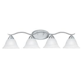Thomas Lighting SL7484-78 Prestige Collection Four-Light Bath Fixture, Brushed Nickel... by Thomas Lighting