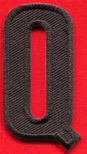 Letter Q English Alphabet Language School Applique Iron-on Patch New S-889 Cute Gift to Your Cloth Fast Shipping