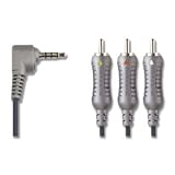 Bandridge VL5402 3,5mm Camcorder-Stecker - 3x Cinch-Stecker, 1,50 m