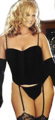 Sexy Incredibly Glamorous Plus Size Velvet Bustier Set Lingerie