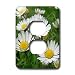 Flowers - Daisy - Light Switch Covers - 2 plug outlet cover