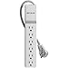 BELKIN BE106000-08R 6-Outlet Home/Office Surge Protector (8ft cord, Rotating Plug)